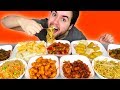 TRYING P.F. CHANG'S FROZEN MEALS! - Orange Chicken, Dumplings, Noodles, Egg Rolls Taste Test!