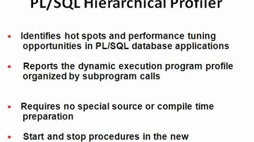 Oracle Database 11g New Features in PLSQL Release 1 Presentation Video Oracle DB
