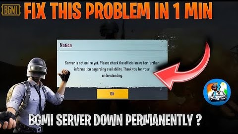 BGMI SERVER IS NOT ONLINE YET 😱 PROBLEM SOLVE ! BGMI SERVER FINALLY DOWN | BGMI UNBAN NEWS TODAY