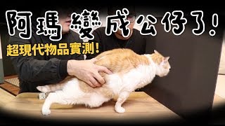 【黃阿瑪的後宮生活】阿瑪變成公仔了超現代物品實測