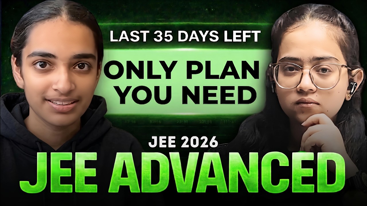 Final Daywise Strategy for JEE Advanced 2026 - YouTube