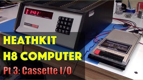 The Heathkit H8 Computer - Part 3: Getting Cassette I/O Working