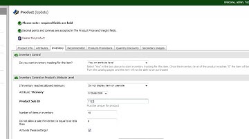 Pinnacle Cart: Creating Product Options or "Attributes" in Pinnacle Cart Shopping Cart