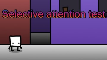 Selective attention test (real)