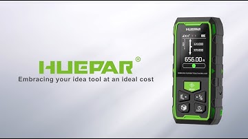 Huepar 656Ft Green-Beam Dual Laser Measuring Tool BLM-60G/BLM-100G