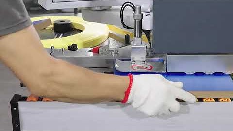 Small automatic edge banding machine