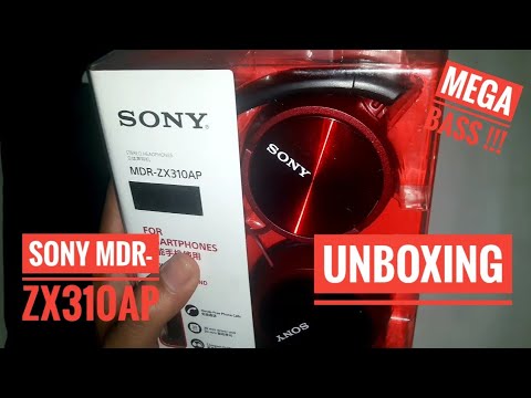Unboxing SONY Headphone MDR - ZX310AP