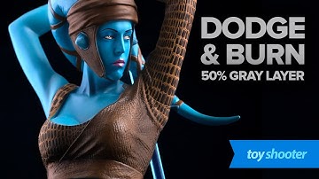 Photoshop Dodge & Burn - 50% Gray Layer Technique