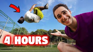 How I learned to BACKFLIP under 4 hours (Challenge)