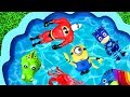 Pool Of Toys - Learn Colors with Pj Masks, Paw Patrol, Trucks and Toys - Toys For Kids Educational