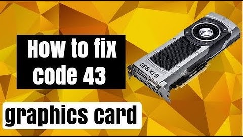 How to Fix AMD Radeon Graphics Error 43 on Windows 10 8 7 | How To