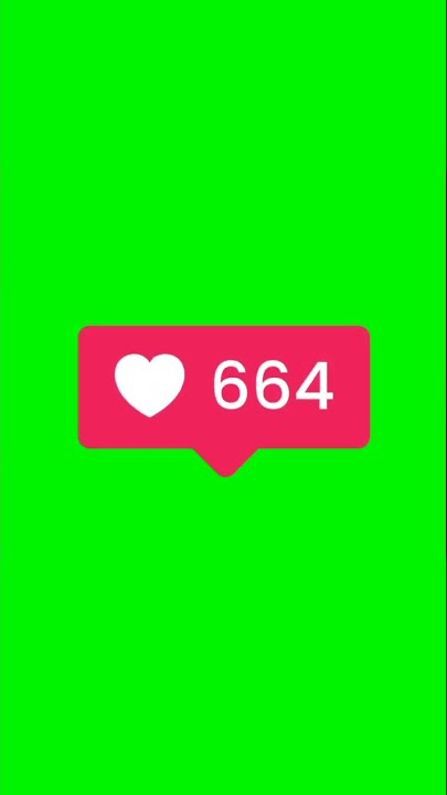 insta Likes Button Green Screen  Effect No Copyright #nocopyright#instagram #shorts