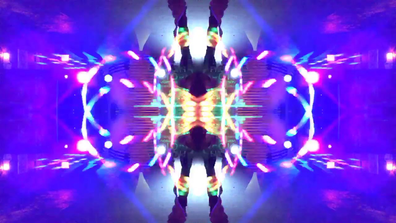 Psychedelic LED Mini Hoops
