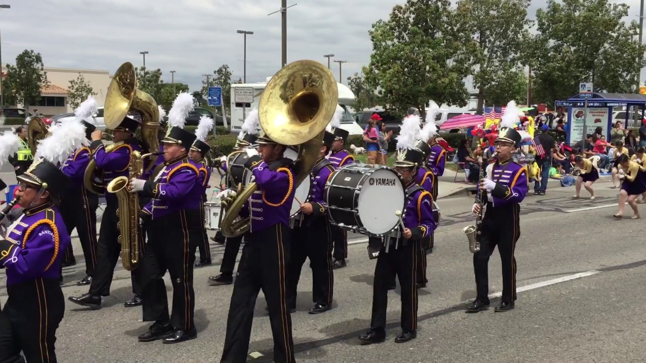 2017 Garden Grove Strawberry Festival Parade Santiago High