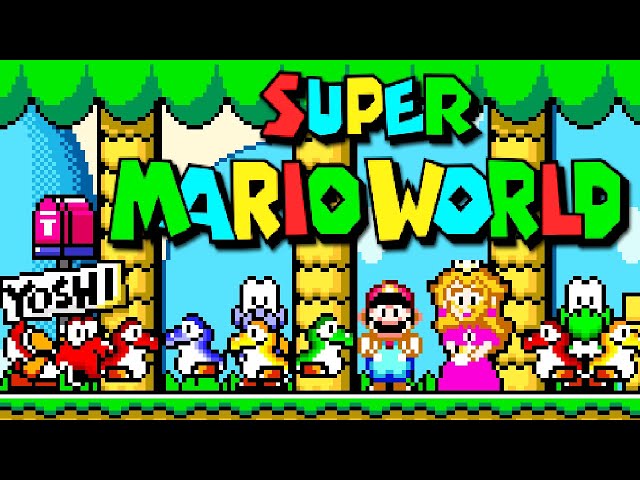 Super Mario World 100% Complete Game (All Secret Exits) No Damage