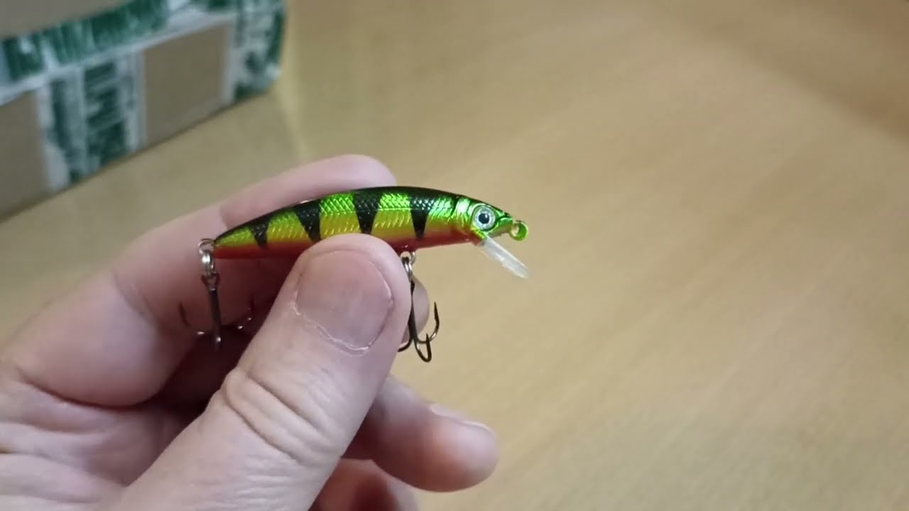 Видеообзор воблера German Little Minnow 50 мм по заказу Fmagazin