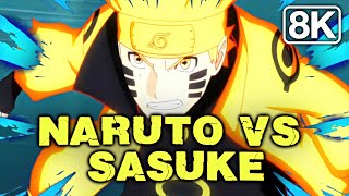 Naruto Vs Sasuke - Full Fight (8K Max Quality) [English Sub Final Battle Ending]