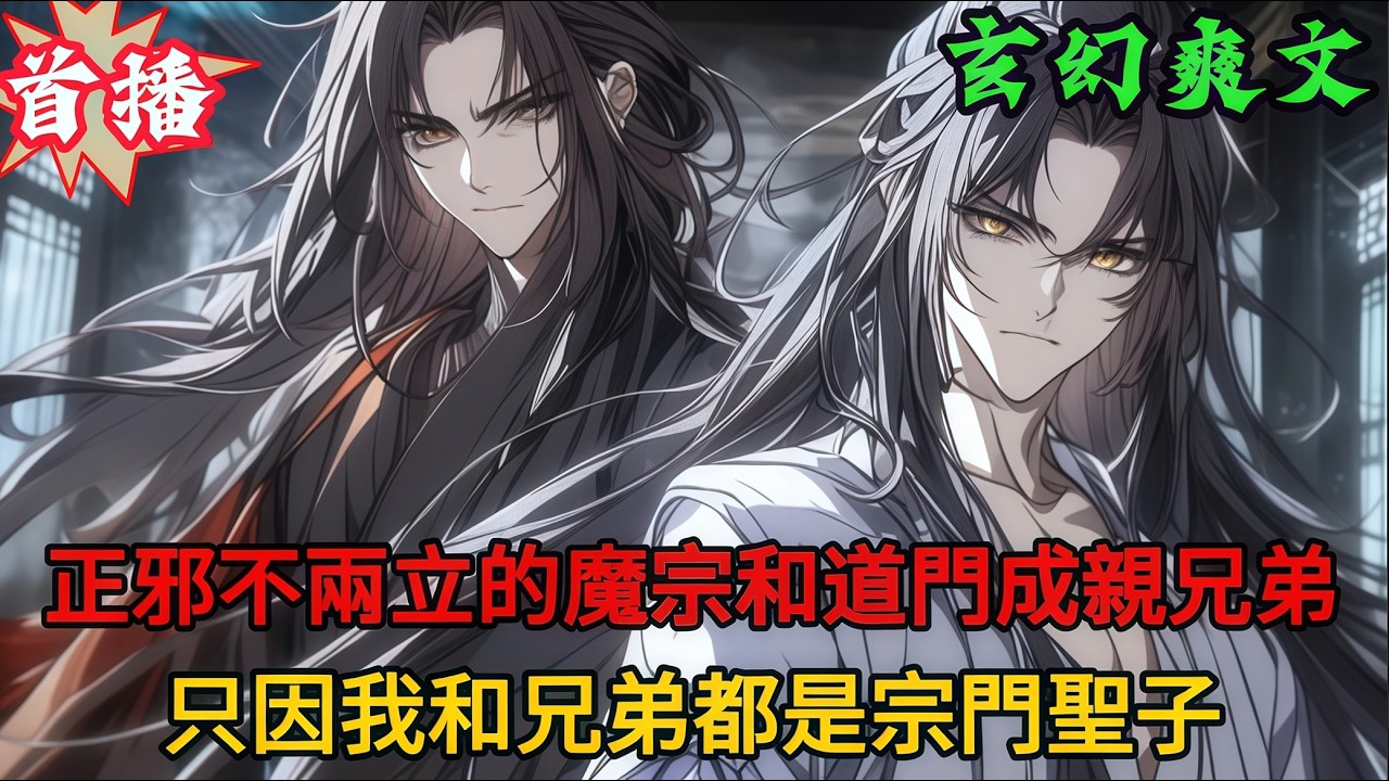 《正邪不兩立的魔宗和道門成親兄弟，只因我和兄弟都是宗門聖子》#二次元#漫畫#熱血#玄幻#有聲小説