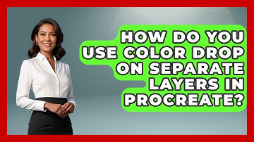 How Do You Use Color Drop On Separate Layers In Procreate? - Graphic Design Nerd