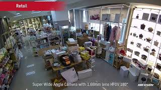 Hikvision Super Wide Angle Cameras performance demo