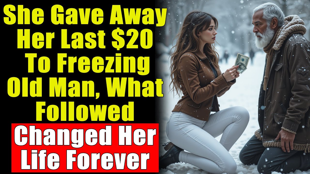 She Gave Away Her Last 20 To Freezing Old Man, What Followed Changed