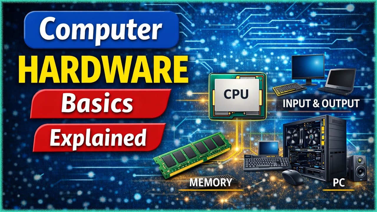Computer Hardware Basics Explained | BCS-111 (Block 1) - YouTube