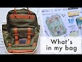 What's in my bag?【カバンの中身紹介2020春】手帳にもページを作ってみよう！