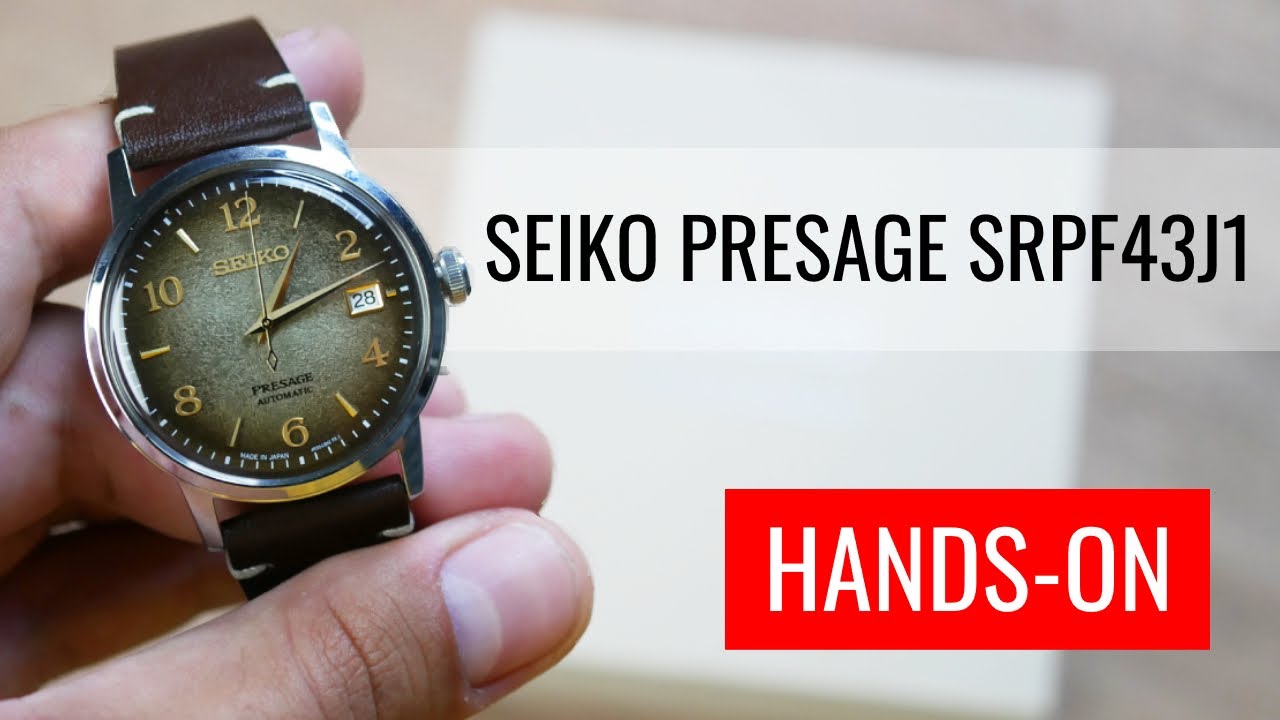 HANDS-ON: Seiko Presage Automatic SRPF43J1 Cocktail Time Star Bar 