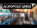 Best Restaurants To Visit In Ybor City Florida Acropolis Greek Taverna #tampa #travel #food #review