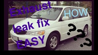 honda odyssey exhaust leak