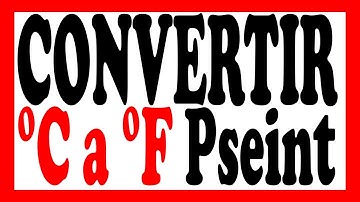 Algoritmo para convertir grados celsius a fahrenheit