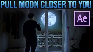 How to PULL THE MOON Closer to You│After Effects VFX Tutorial