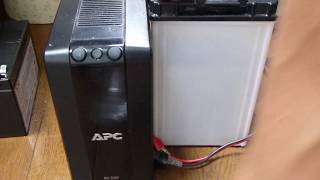 UPS(APC RS550)のバッテリー交換（大容量化）