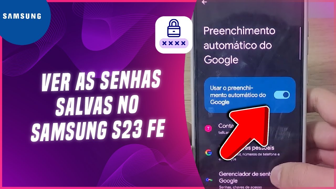 S23さま確認ページ♡ Como ver as senhas salvas no Samsung S23, S23+, S23 Ultra e S23 FE