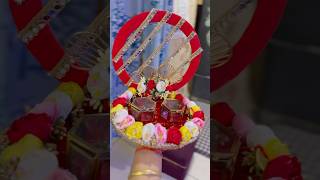 Home-made ring ceremony plate#diy #Short video#short#Sagai ki plate💍😀