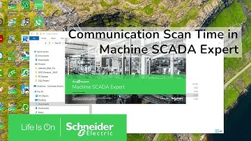 How to change communication scan cycle in Ecostruxure Machine SCADA Expert | Schneider Electric