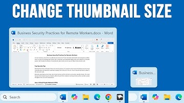 Increase or Decrease the Size of the Thumbnails When You Hover Over Open Apps in the Windows Taskbar