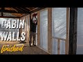 TIMBER FRAME CABIN, WOODWORK, FINISHING THE EXTERIOR WALLS