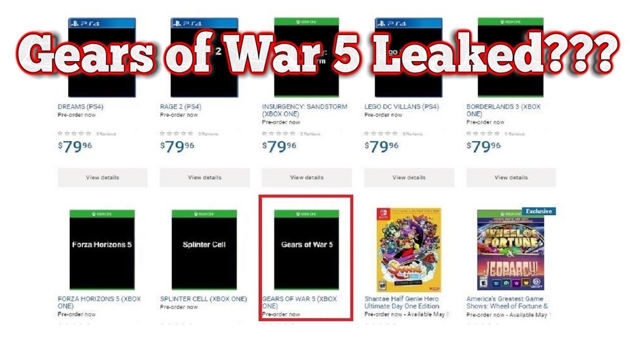 Gears of War 5 LEAKED???