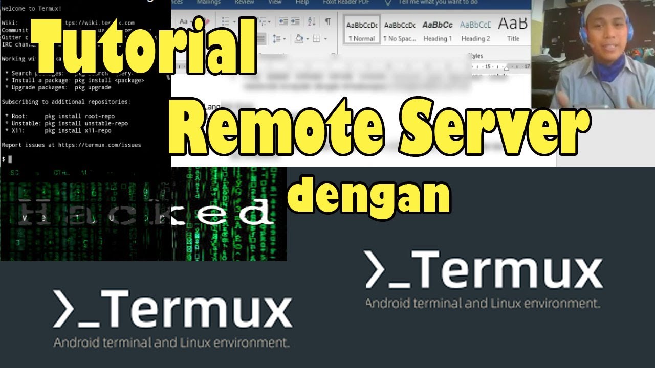 Remote Server SSH dengan Termux di Android - YouTube