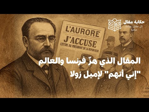 حكاية مقال أنا أتهم المقال اللي هز فرنسا وغي ر مجرى التاريخ