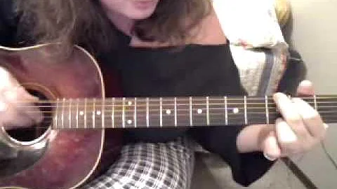 Brandy playing Blackbird by The Beatles  .wmv