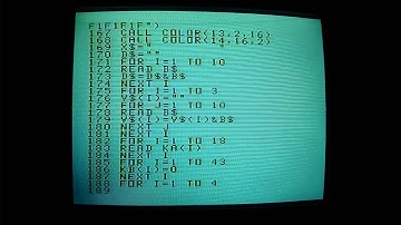 TI 99 4/A (Part 4 - "Club Program" BASIC code list)