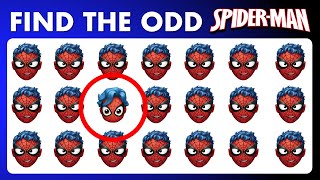 FIND THE ODD One Out  SPIDER MAN Edition  Grizzly Quiz
