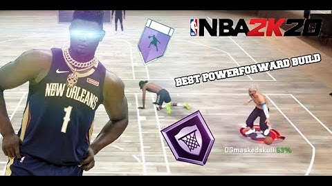 BEST POWERFORWARD BUILD IN NBA 2K20!!!