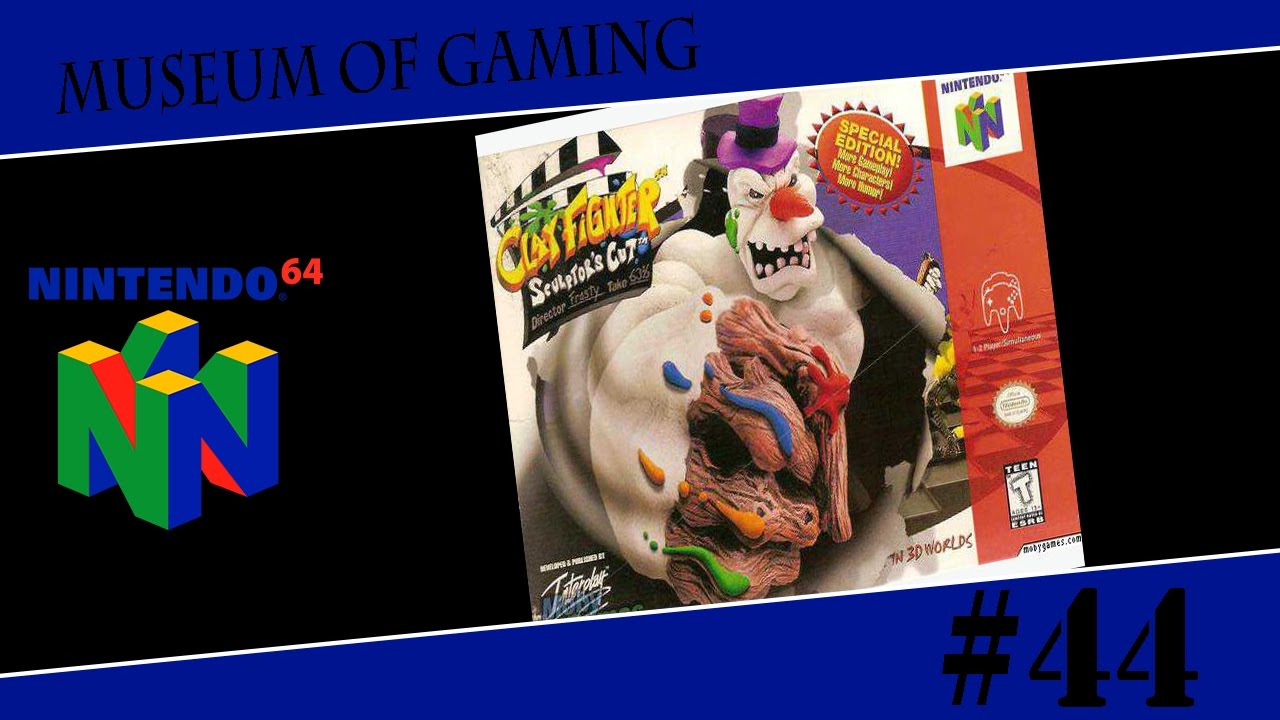 Museum of Gaming 44 Clay Fighters sculptor's cut YouTube