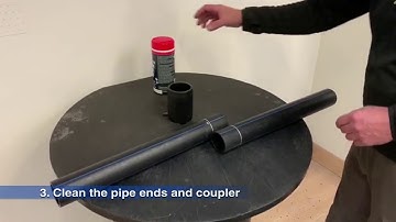 HDPE ELECTROFUSION PIPE PREPARATION