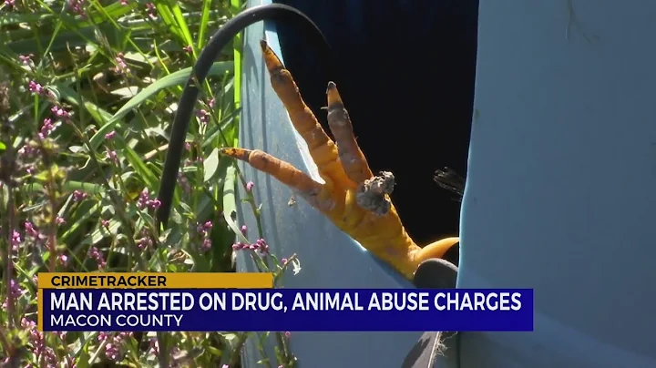 Man arrested on drug, animal abuse charges