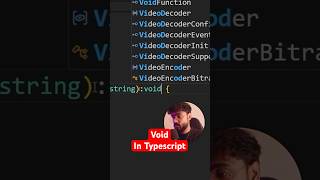 Functions and Void in Typescript