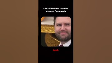 Keir Starmer clashes with JD Vance on UK free Speech # short